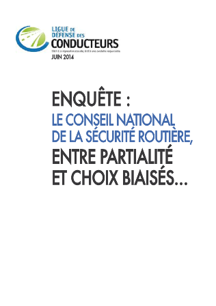 Baisse de la vitesse&nbsp;: le Conseil National de la Sécurité Routière,  entre partialité et choix biaisés