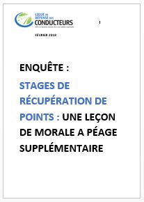 Stages de récupération de points : pour moins de discours moralisateurs et plus d’apprentissages pratiques !