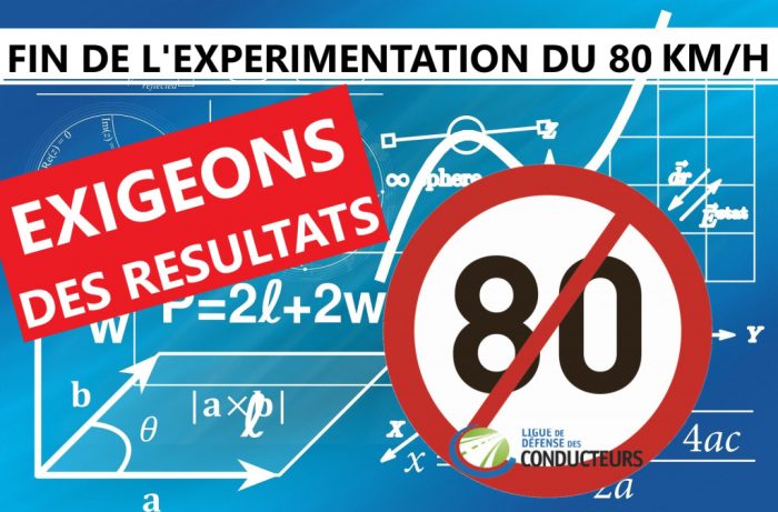 80 km/h : la Ligue de Défense des Conducteurs exige les résultats des deux ans d’expérimentation !