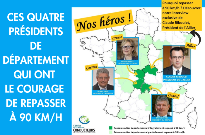 Claude Riboulet, Président de l’Allier, repasse son réseau routier à 90 km/h : « Quelle que soit la vitesse à laquelle les accidents arrivent, tous restent mon problème »