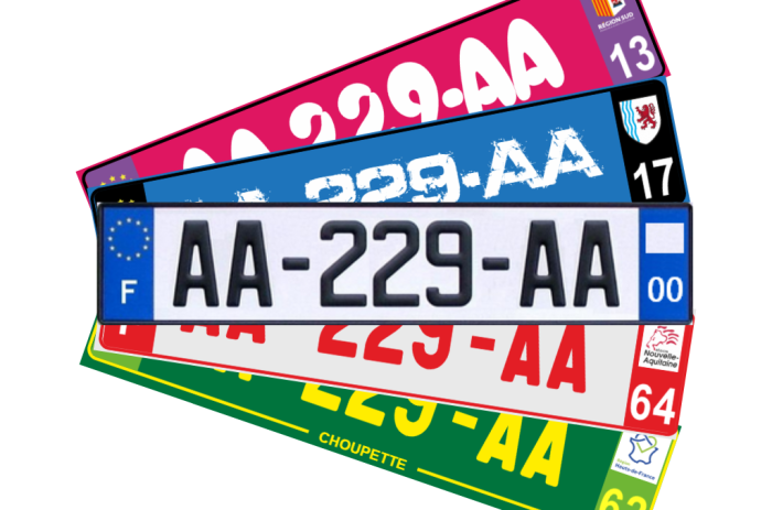 Plaques d’immatriculation : attention à la personnalisation