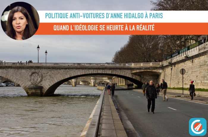 Une étude met à mal la politique anti-voitures d’Anne Hidalgo à Paris
