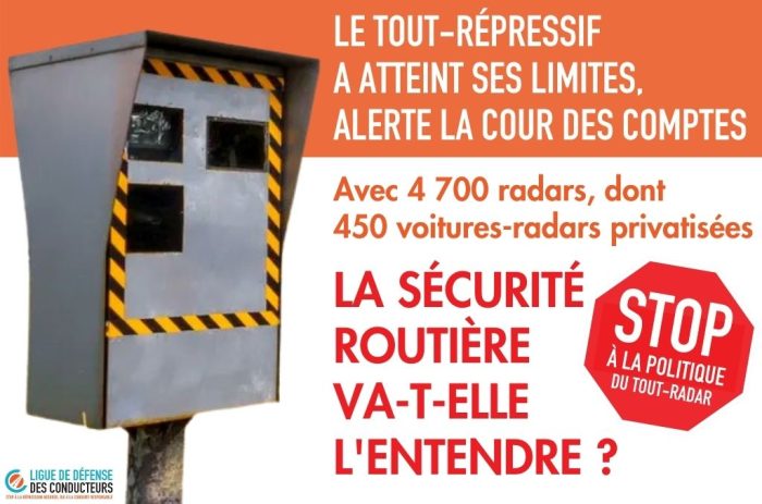 Rapport de la Cour des comptes : vers la fin du tout-radar ?