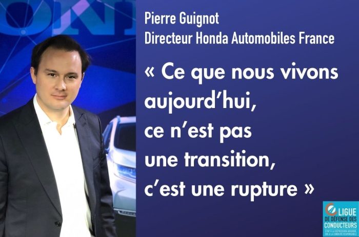 Pierre Guignot, Honda France : « Ce que nous vivons aujourd’hui, ce n’est pas une transition, c’est une rupture »