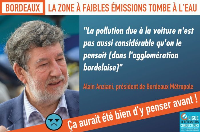 Enterrement de la ZFE de Bordeaux : un cocktail de mauvaise foi, d’hypocrisie et de soulagement