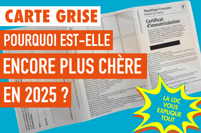 Le prix de la carte grise explose !
