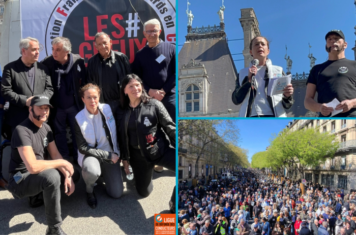 La FFMC, les #Gueux et les Conducteurs main dans la main contre les ZFE