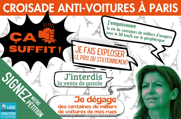 Anne Hidalgo s’acharne, ne la laissons pas faire !