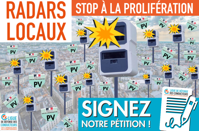 Stop à la prolifération des radars locaux !